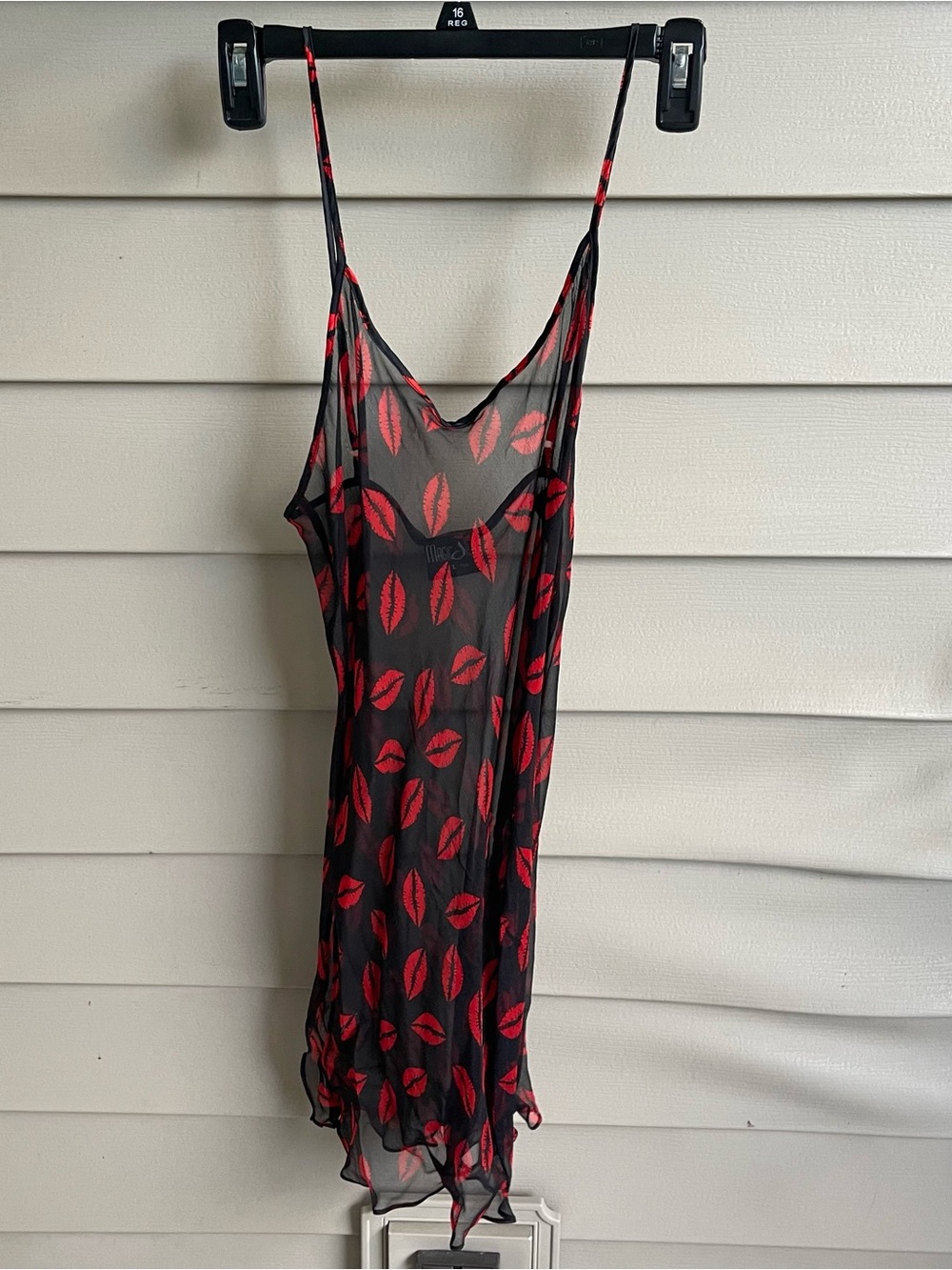Vintage Magic Silk 100% Silk Chemise Mini Slip Dress Lingerie Womens L Kissy Y2K
